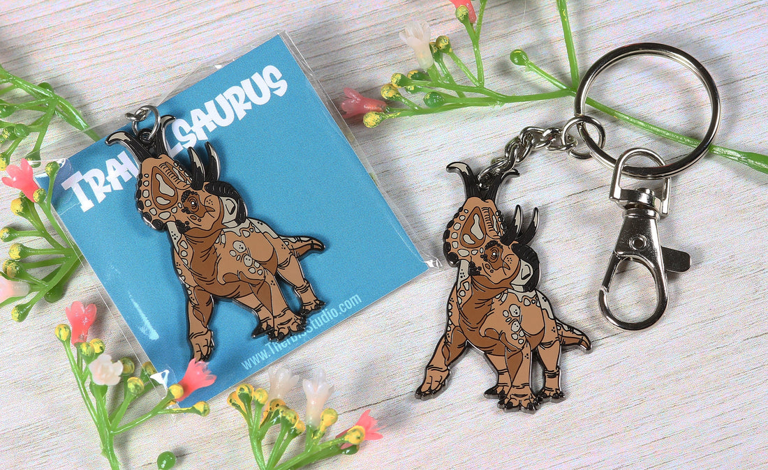 Diabloceratops Enamel Keychain
