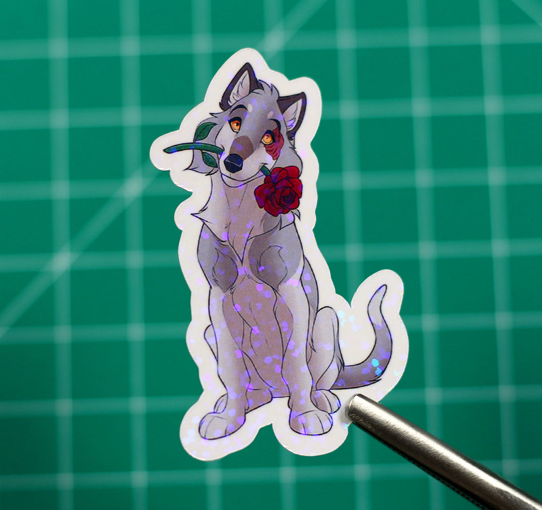 Puppy Sticker Vinyl Sticker