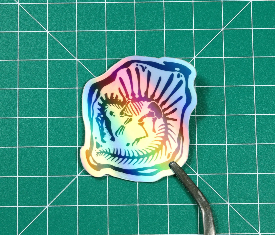 Holo Spinosaurus Vinyl Sticker