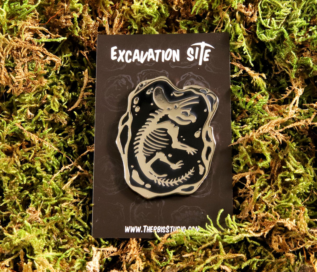 Triceratops Skeleton Pin