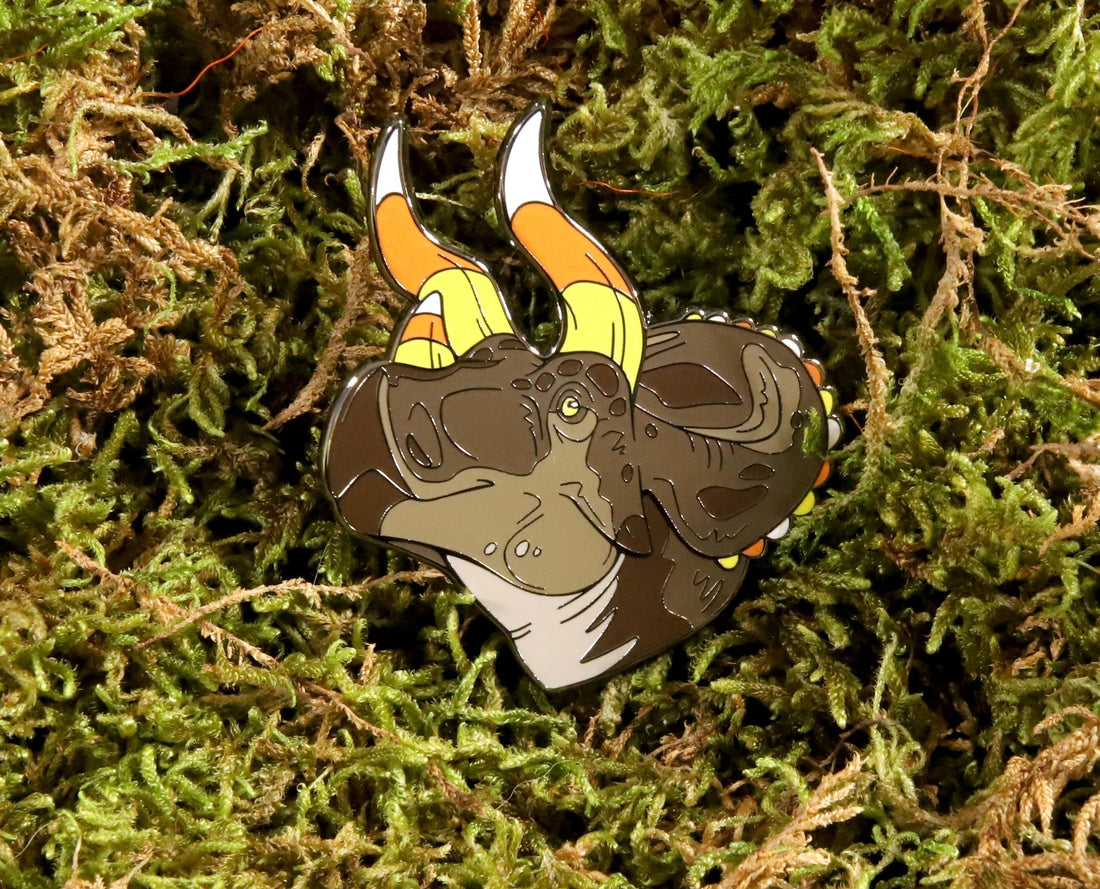 Halloween CandyHorn Pin