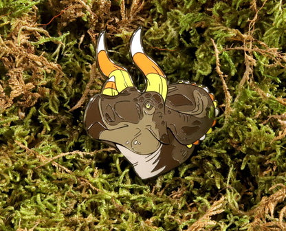 Halloween CandyHorn Pin