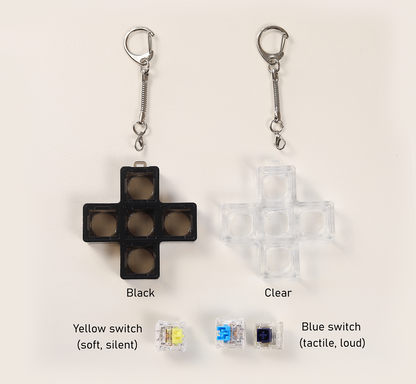 Custom Cross Clicky Keychain