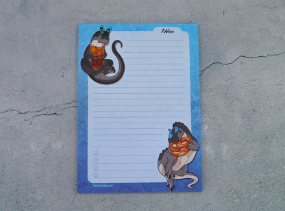Bright Blue Notepad
