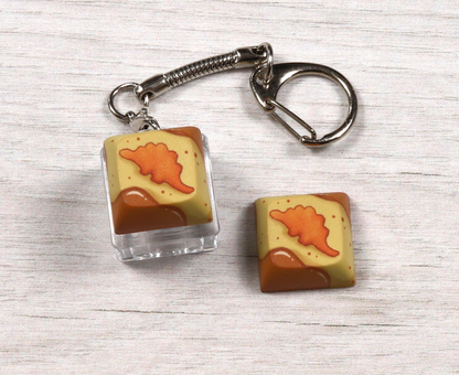 Stego Nugget Clicky Keychain