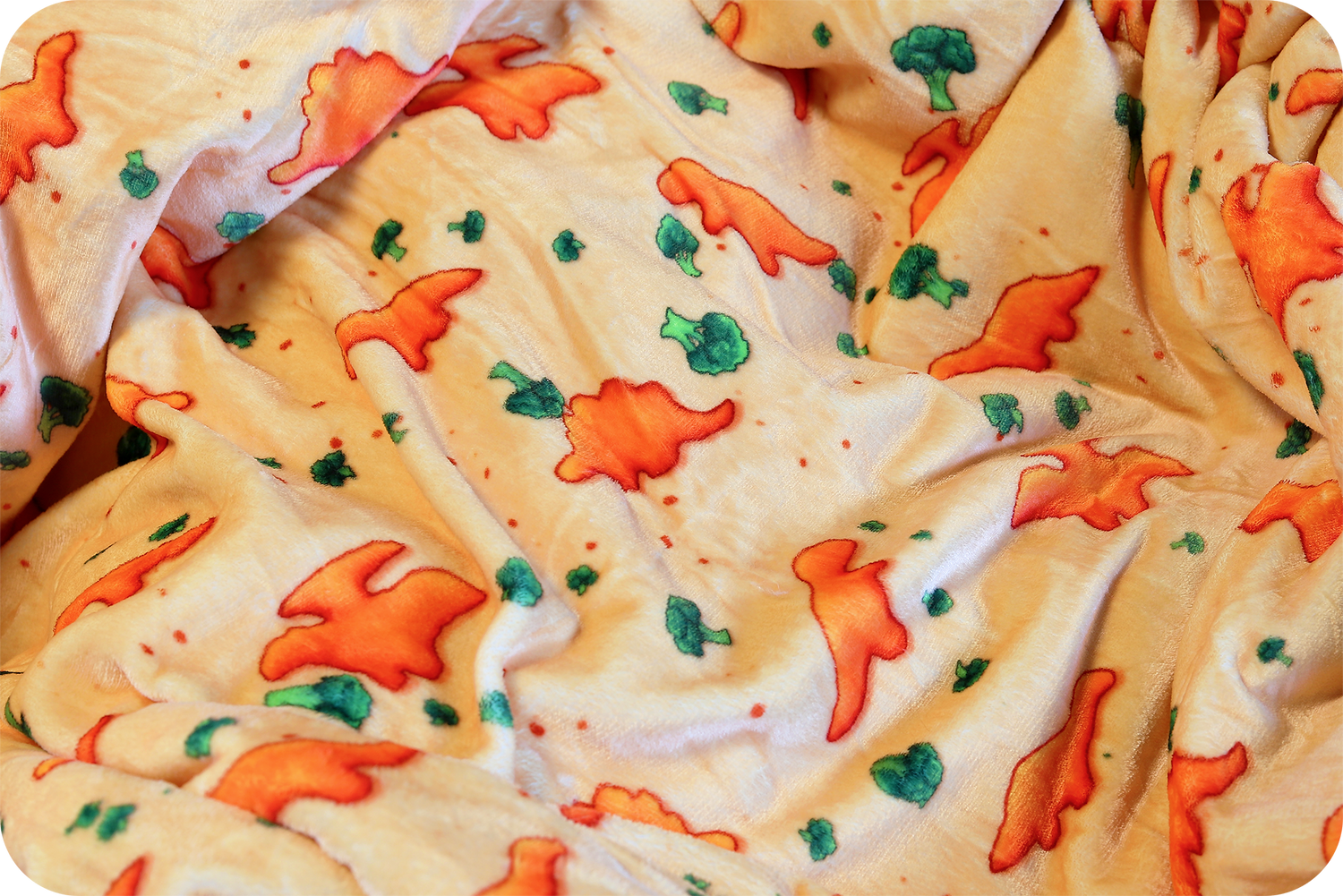 Dino Nugget Fleece Blanket