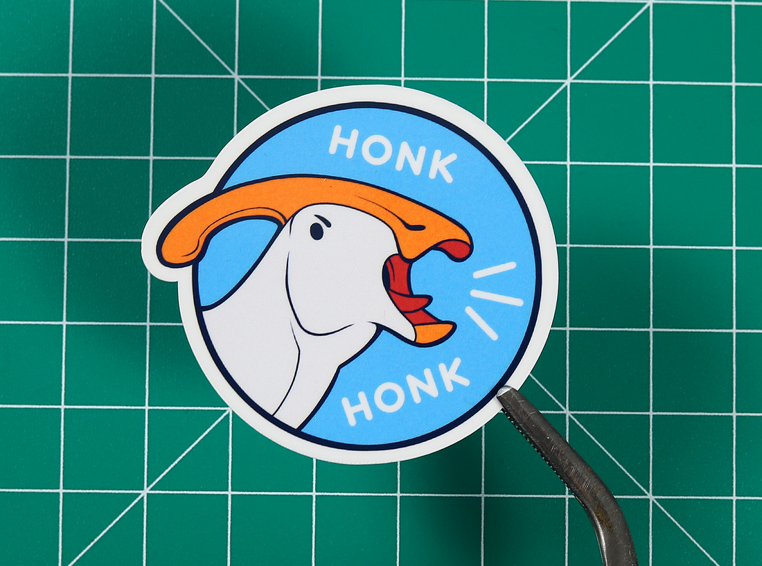 Parasaur Honk Vinyl Sticker