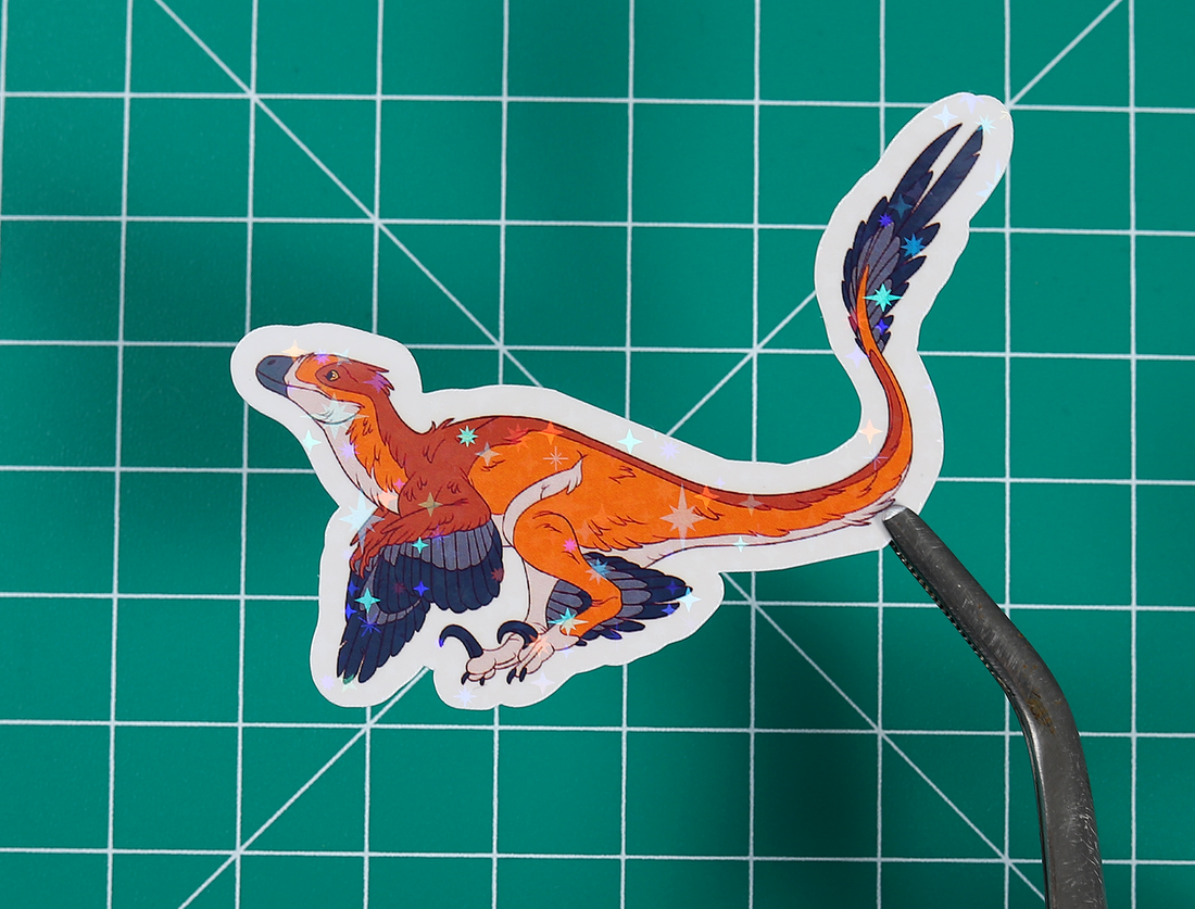 Mable Microraptor Vinyl Sticker