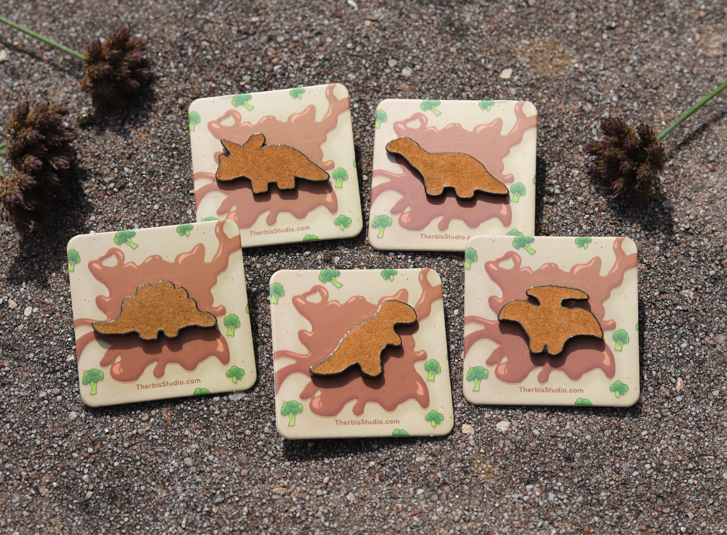 Nugget T.Rex Pin