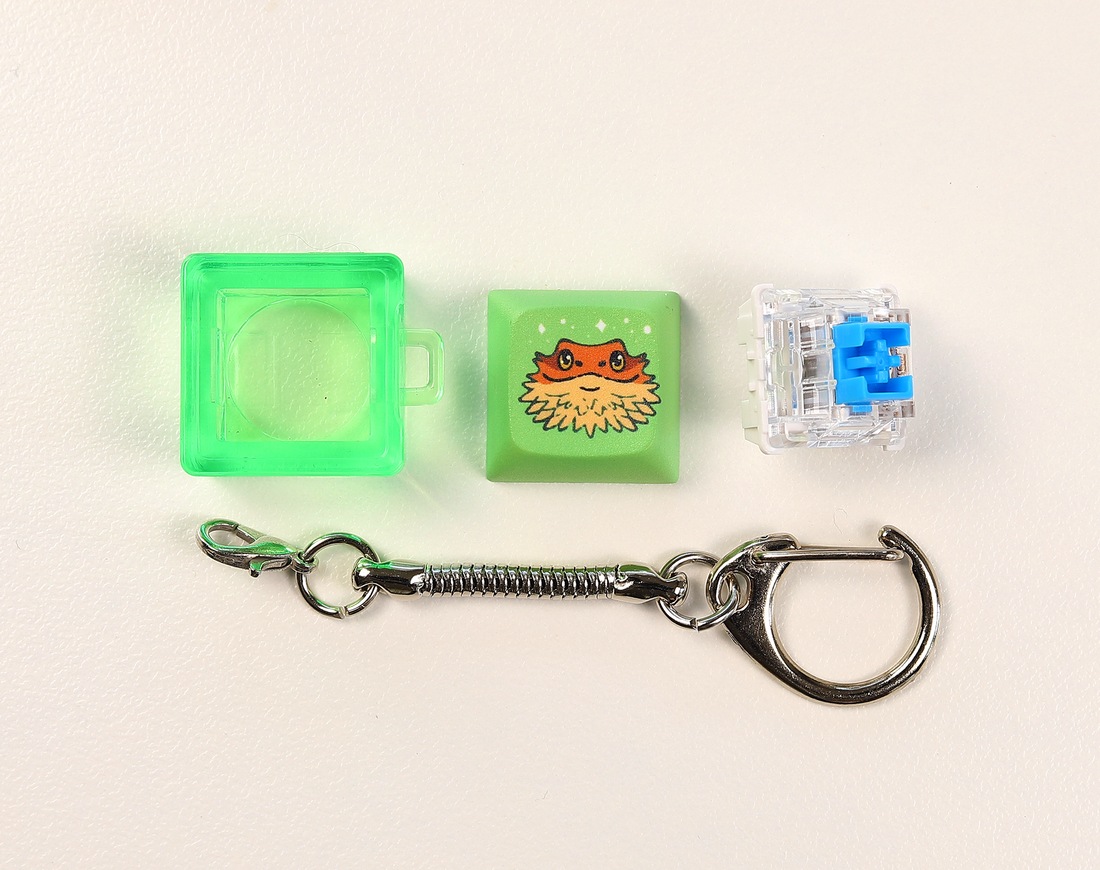 Bearded Dragon Clicky Keychain