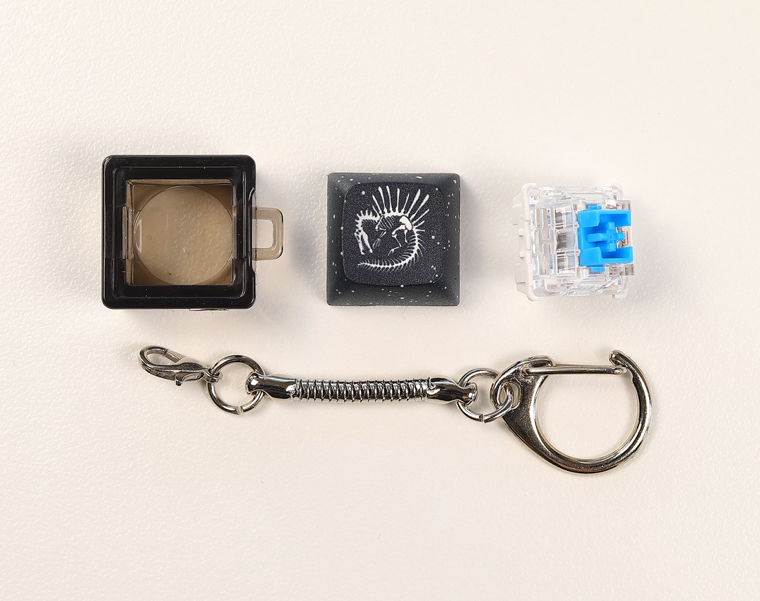 Spinosaurus Skeleton Clicky Keychain