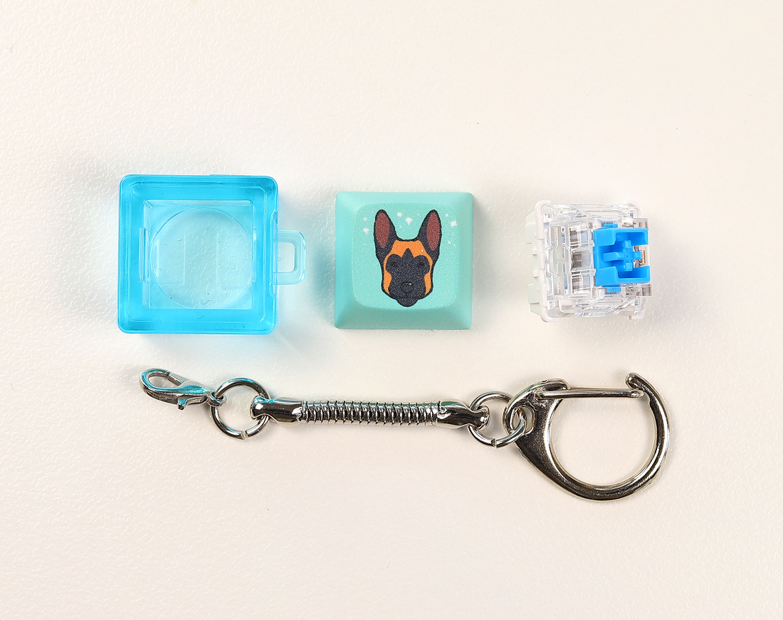 Malinois Clicky Keychain