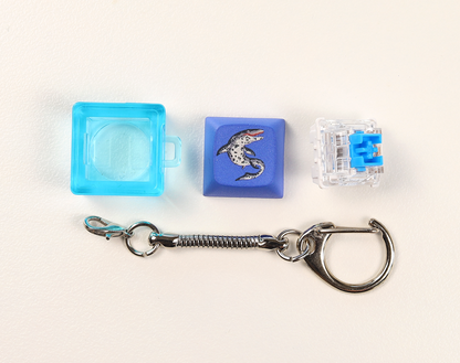 Mosasaurus Clicky Keychain