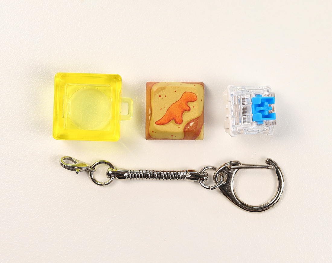 T.Rex Nugget Clicky Keychain
