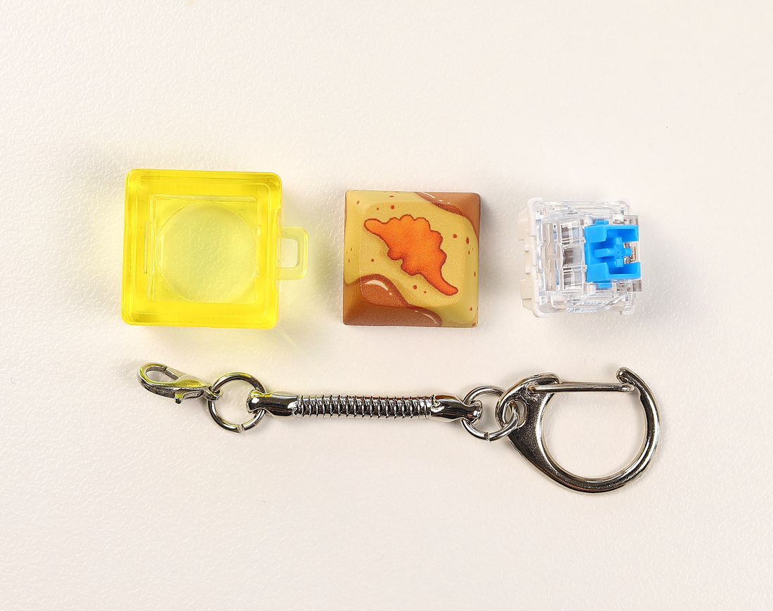 Stego Nugget Clicky Keychain