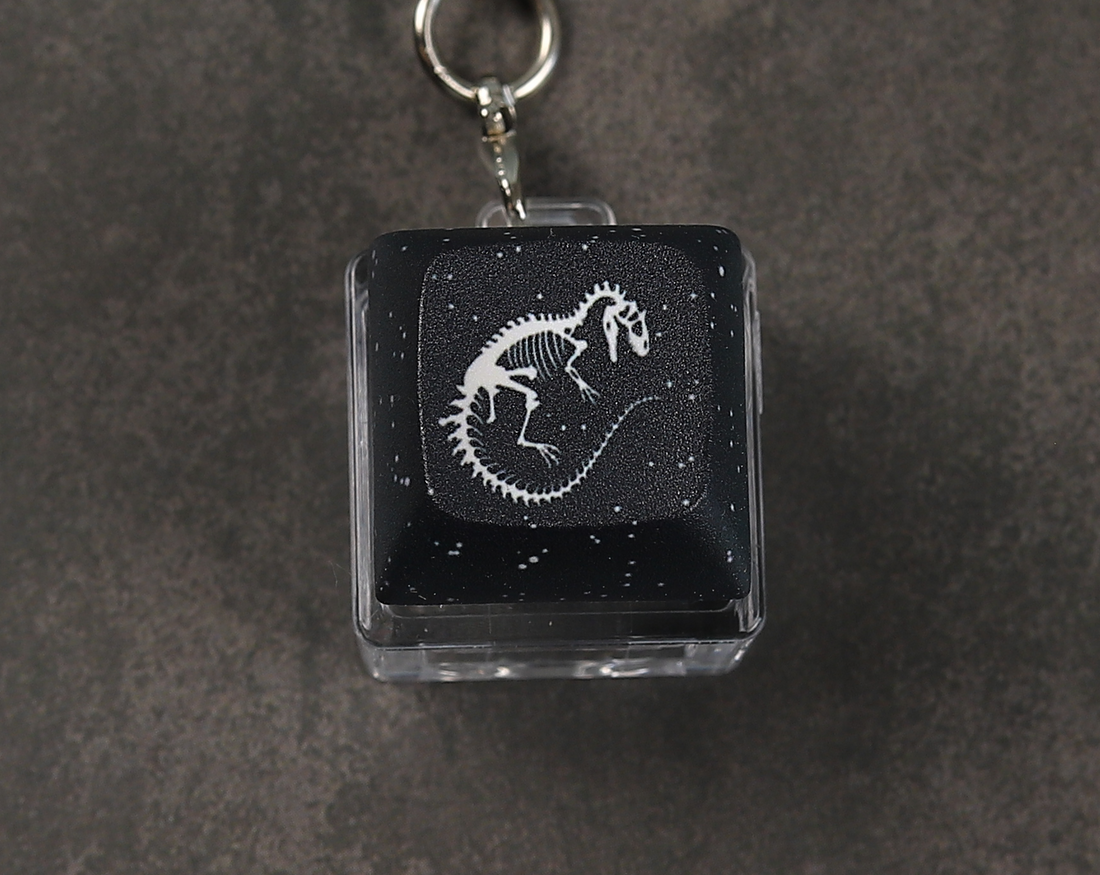 Allosaurus Skeleton Clicky Keychain