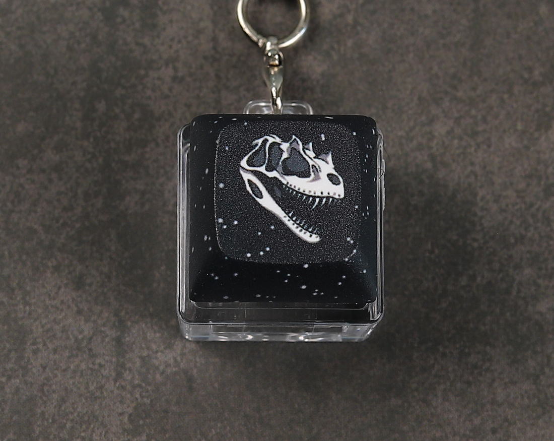 Ceratosaurus Skull Clicky Keychain
