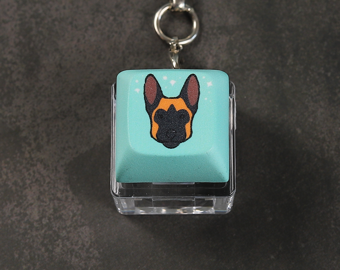 Malinois Clicky Keychain