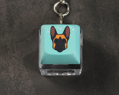 Malinois Clicky Keychain
