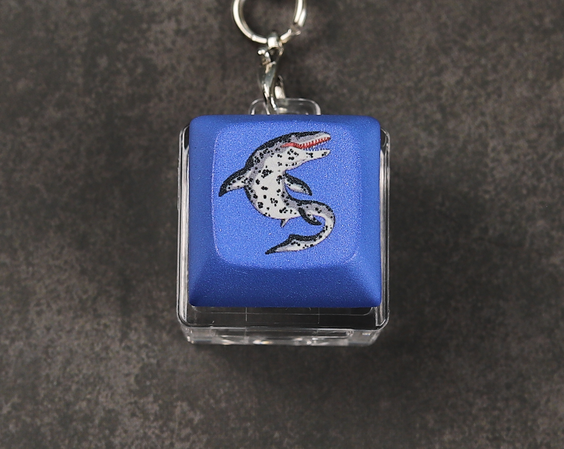 Mosasaurus Clicky Keychain