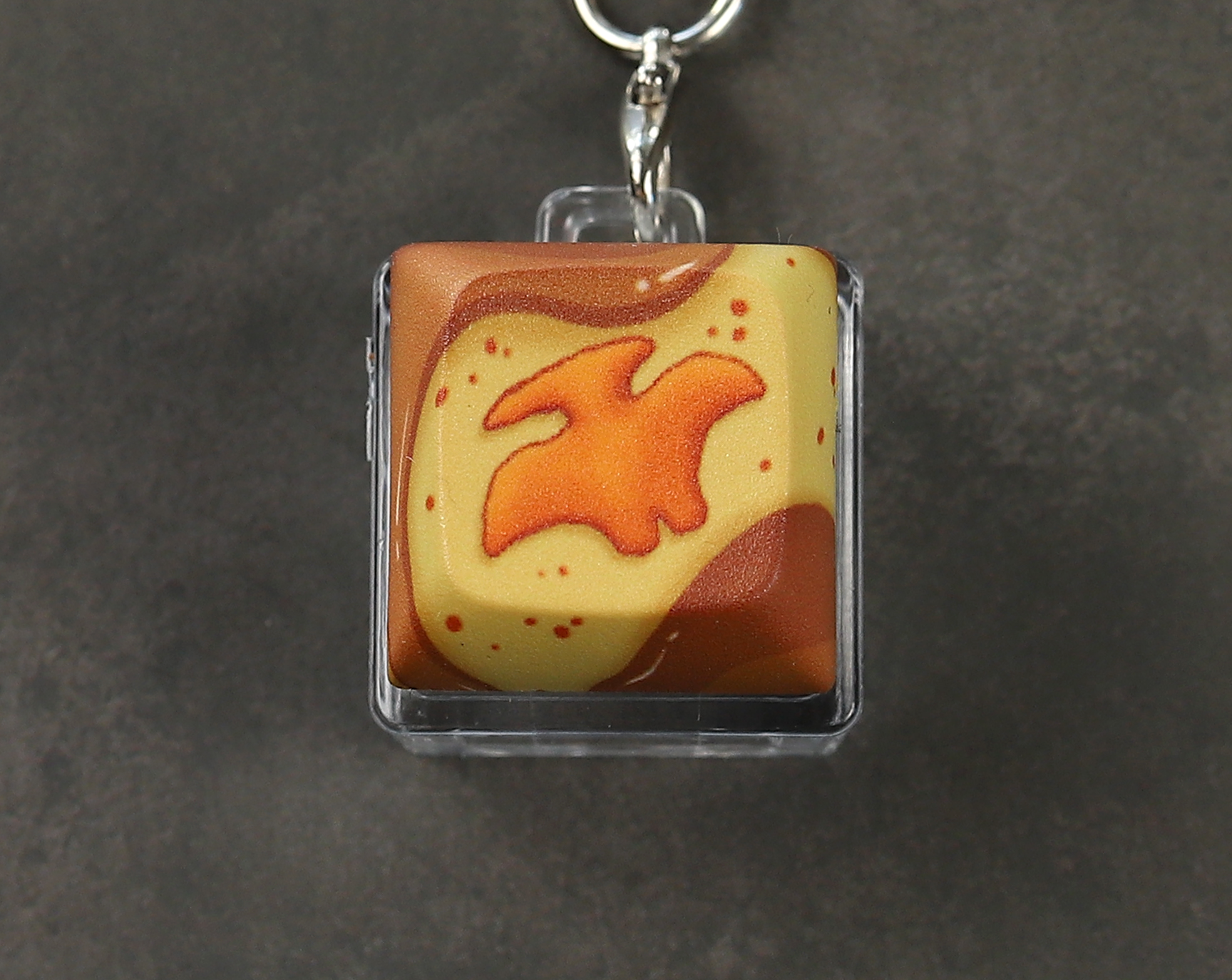 Pteranodon Nugget Clicky Keychain