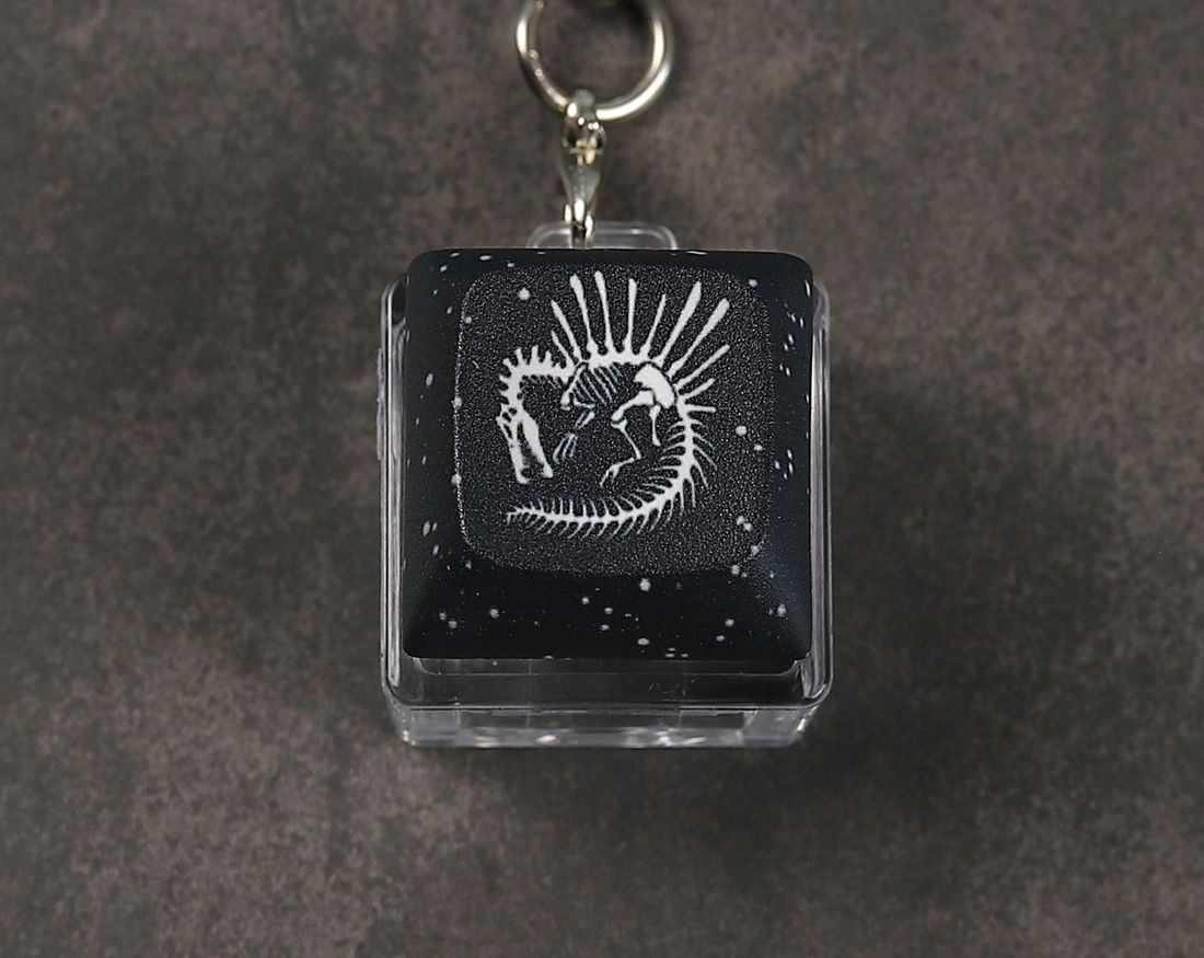 Spinosaurus Skeleton Clicky Keychain