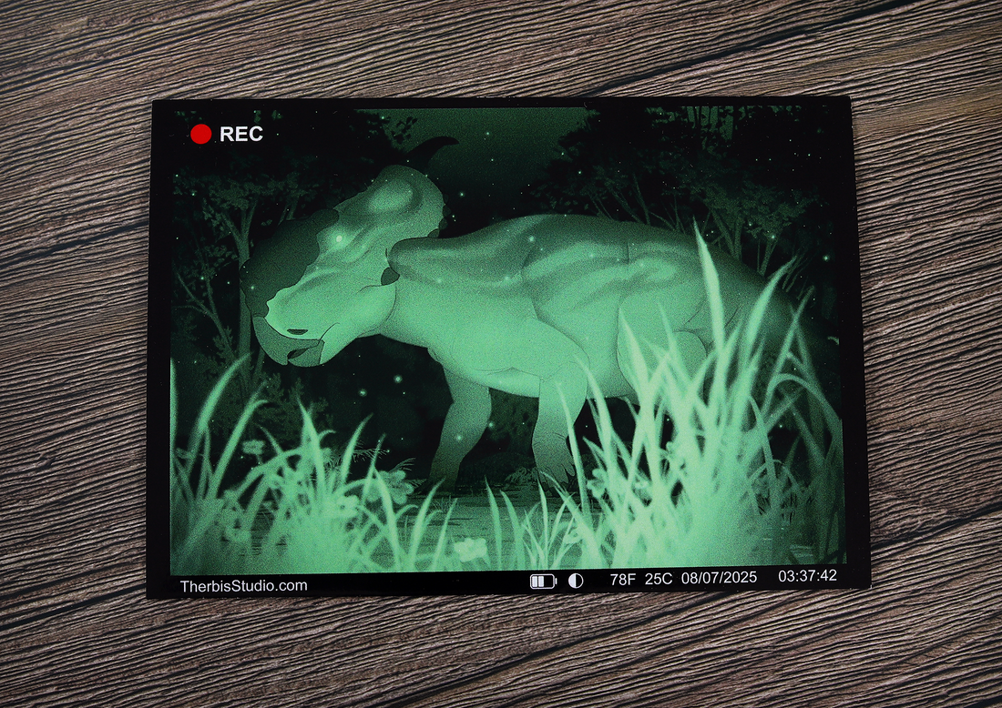 Wildlife Cam - Pachyrhino - Postcard