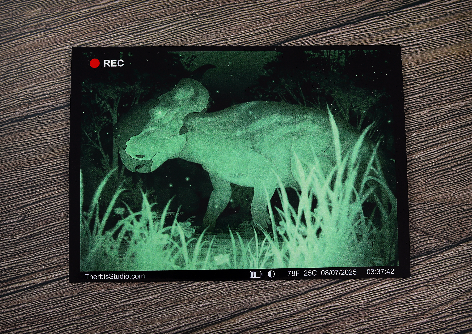 Wildlife Cam - Pachyrhino - Postcard