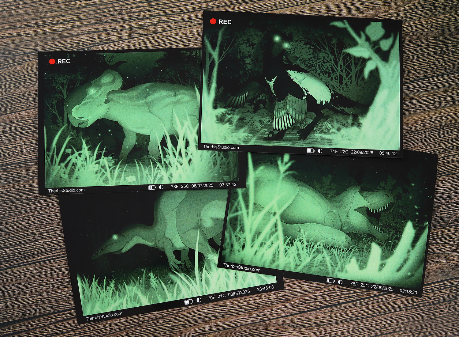 Wildlife Cam - Raptor - Postcard