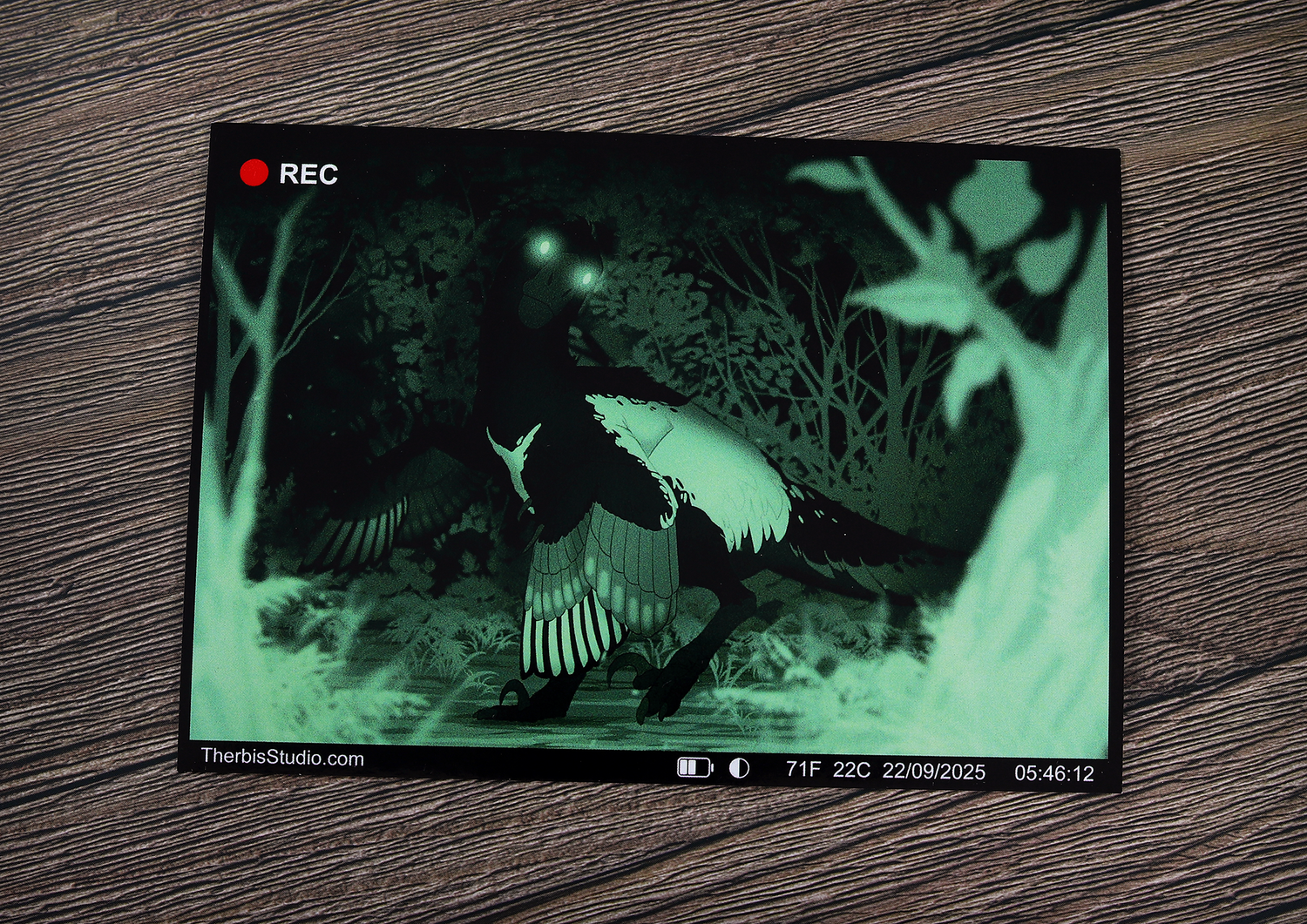 Wildlife Cam - Raptor - Postcard