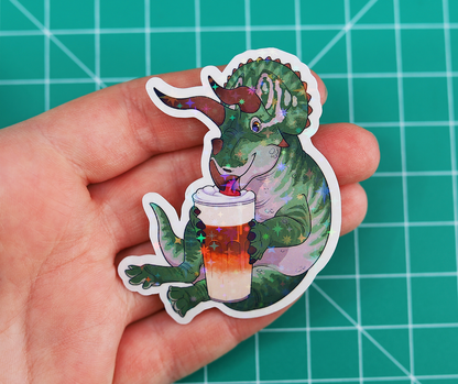 Latte Trike Vinyl Sticker