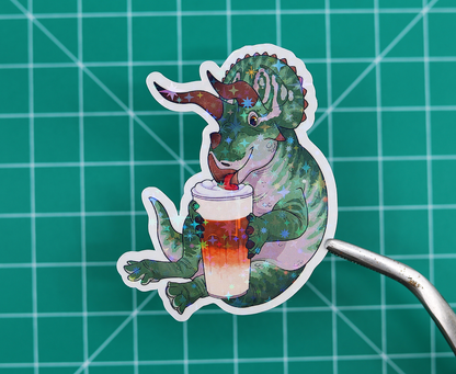 Latte Trike Vinyl Sticker