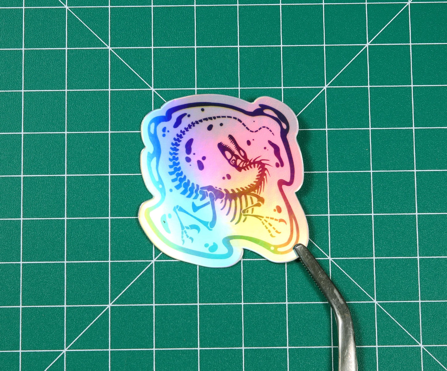 Holo Raptor Vinyl Sticker