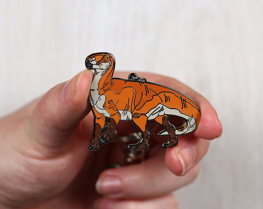 Iguanodon Enamel Keychain