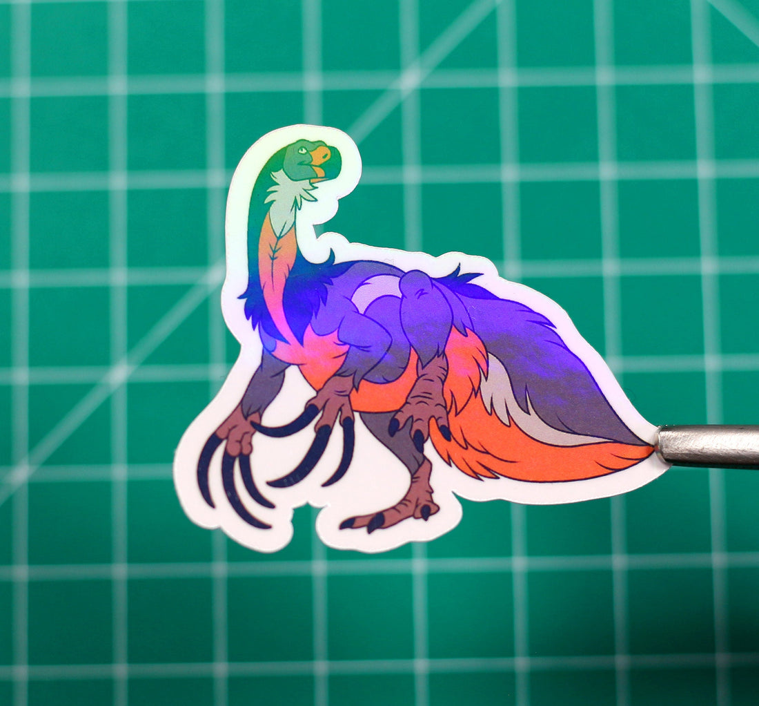 Therizinosaurus Vinyl Sticker