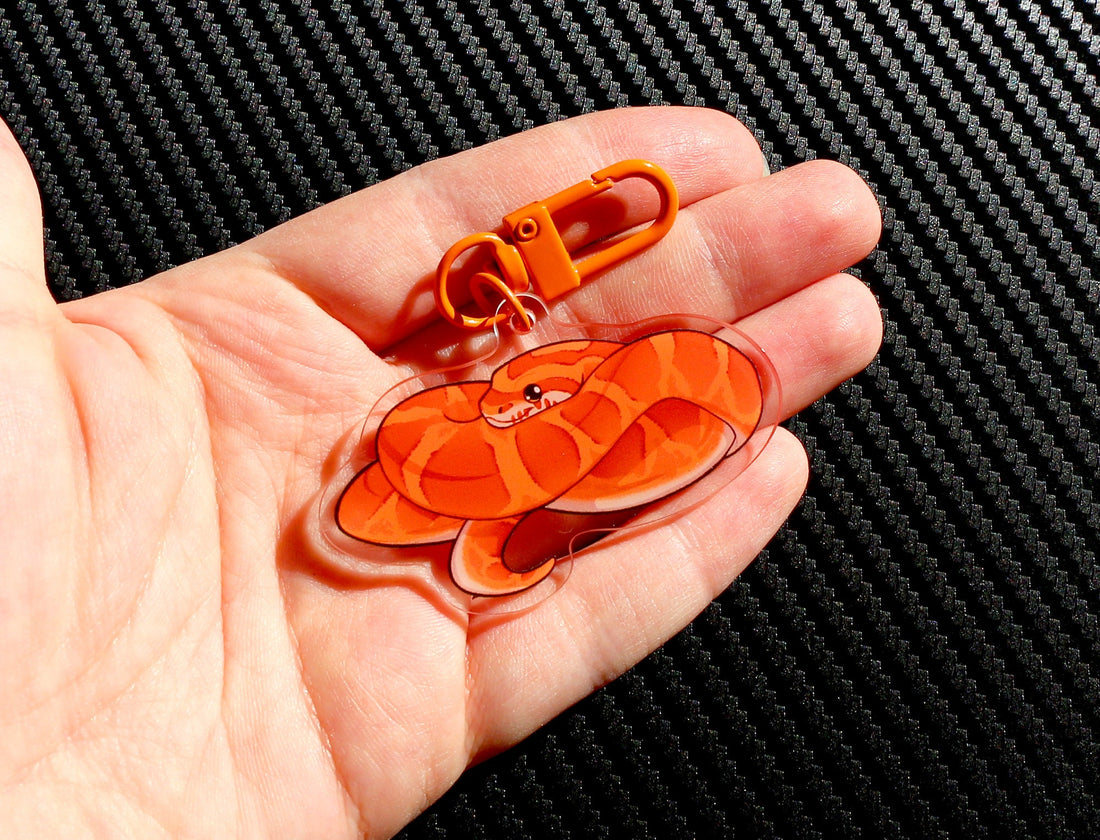 Cornsnake Acrylic Keychain