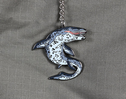Mosasaurus Enamel Keychain