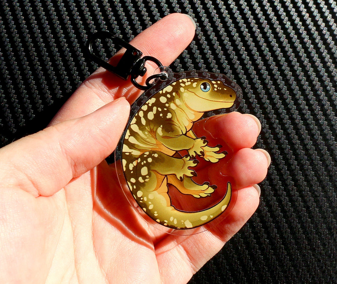 Leachie Gecko Acyrlic Keychain