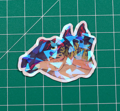 Stegosaurus Portrait Vinyl Sticker