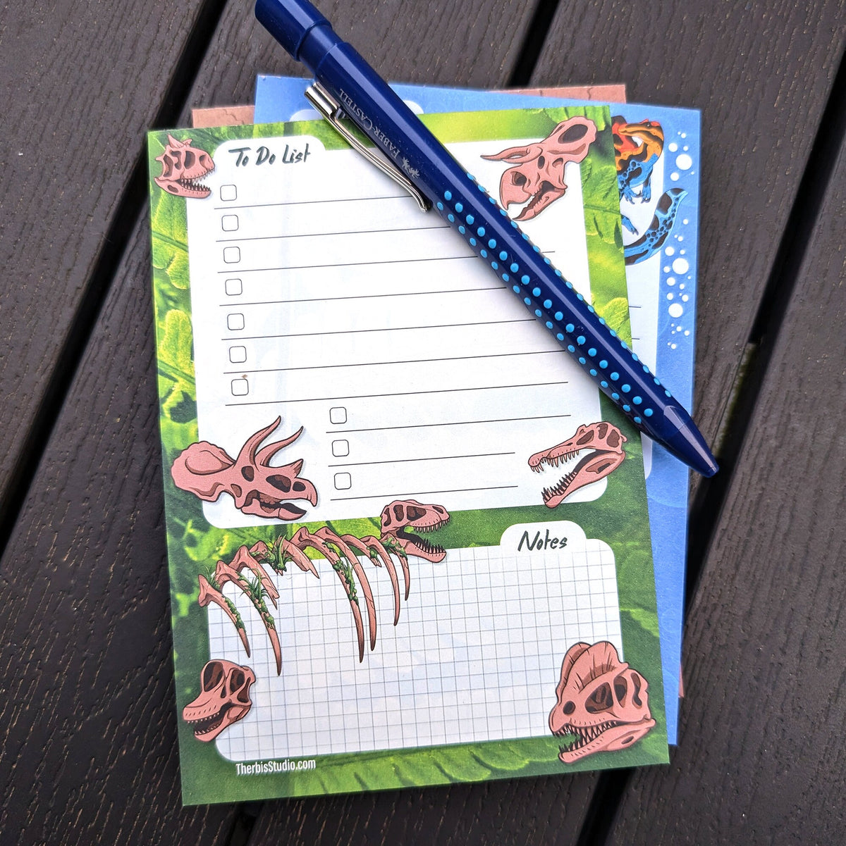 Green Paper Notepad Green Notepad – TherbisStudio