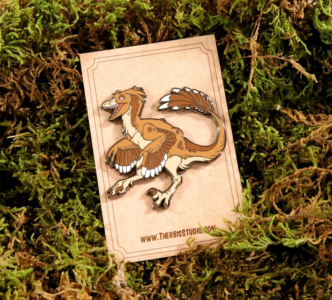 Velociraptor Pin