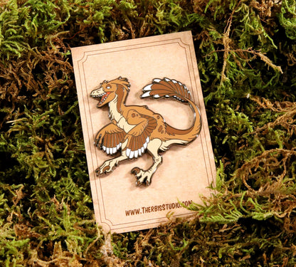 Velociraptor Pin