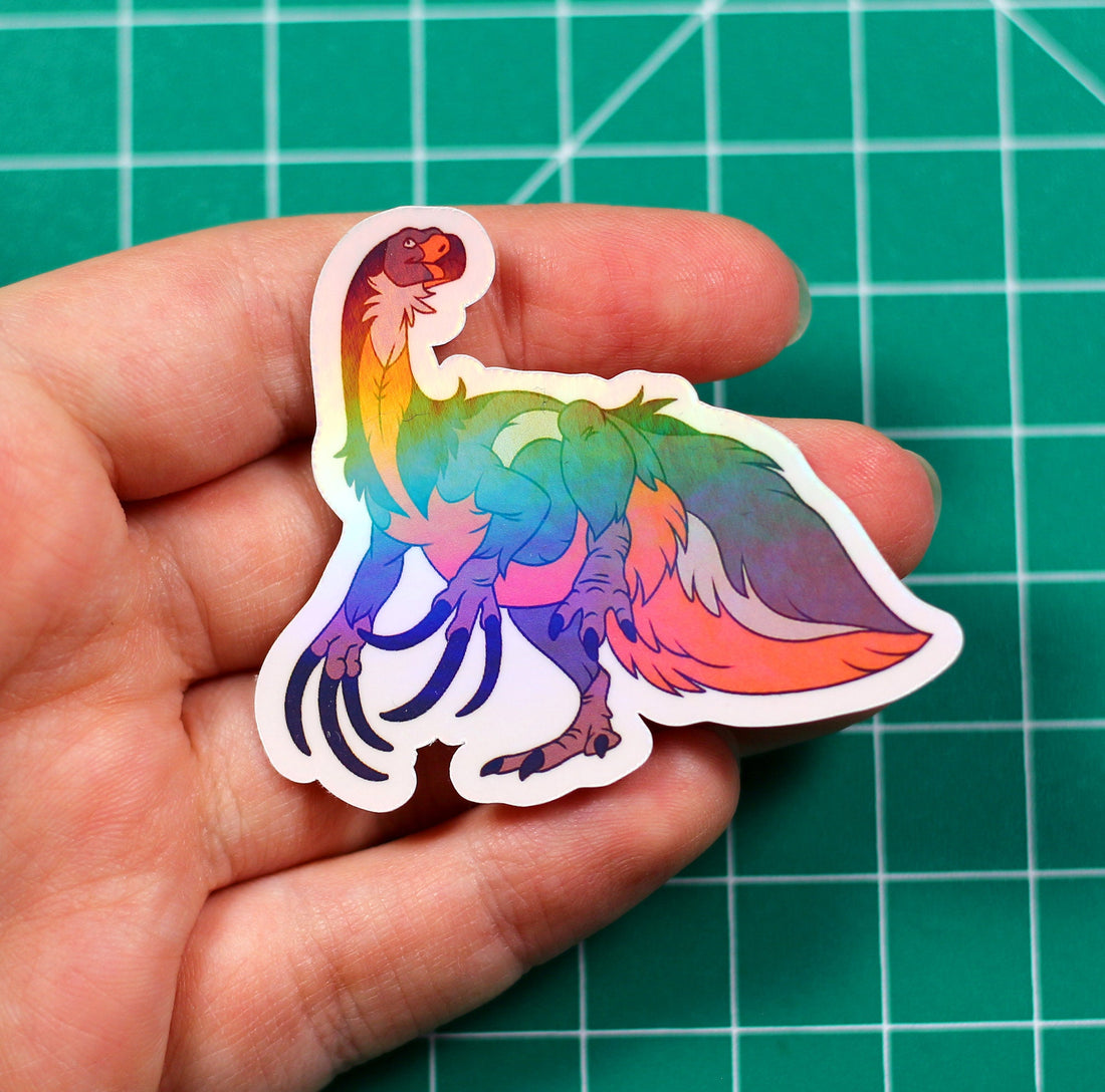 Therizinosaurus Vinyl Sticker