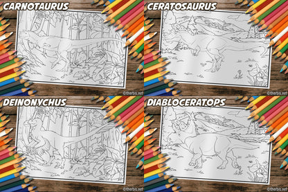 Dinosaur Coloring Book