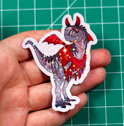 Halloween Carnotaurus Vinyl Sticker
