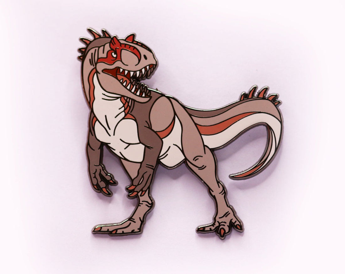 Allosaurus Albino Pin