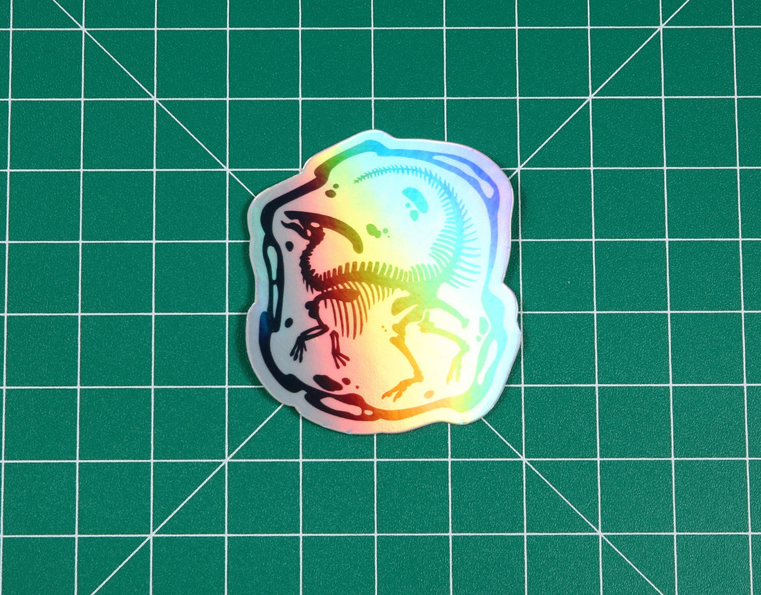 Holo Parasaur Vinyl Sticker