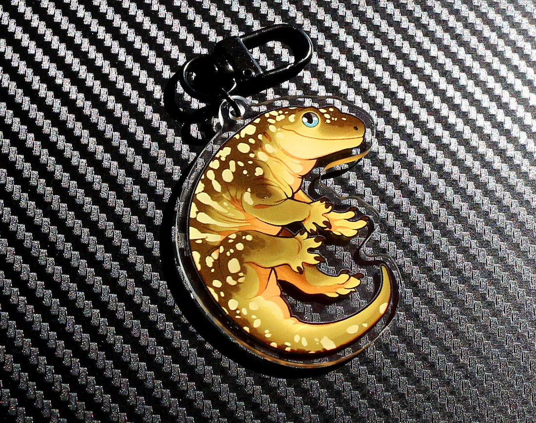 Leachie Gecko Acyrlic Keychain