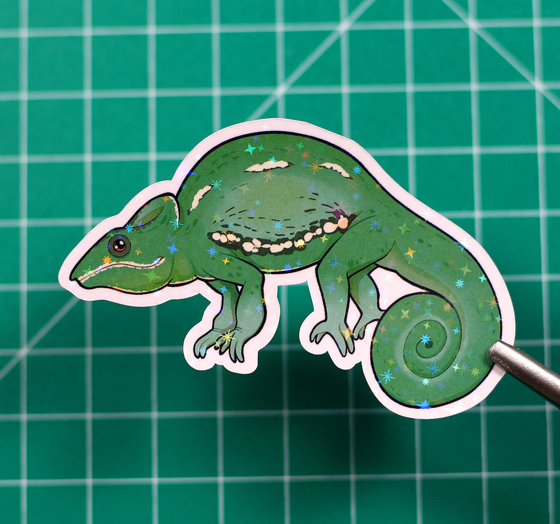 Chameleon Vinyl Sticker
