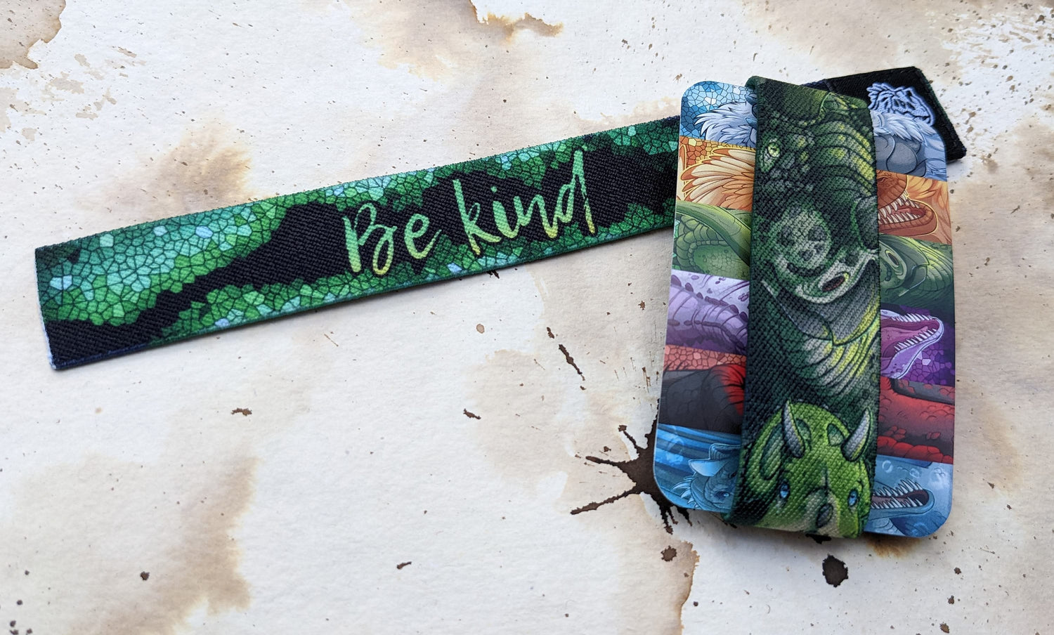Triceratops Wristband - Be kind